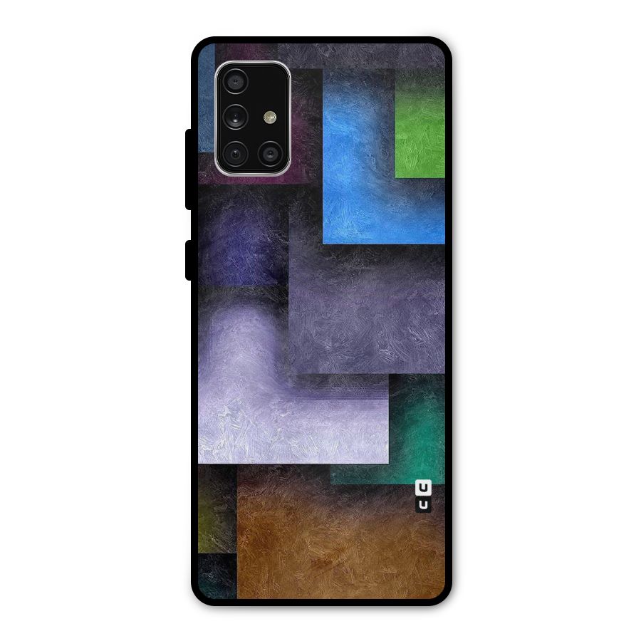 Concrete Squares Metal Back Case for Galaxy A71