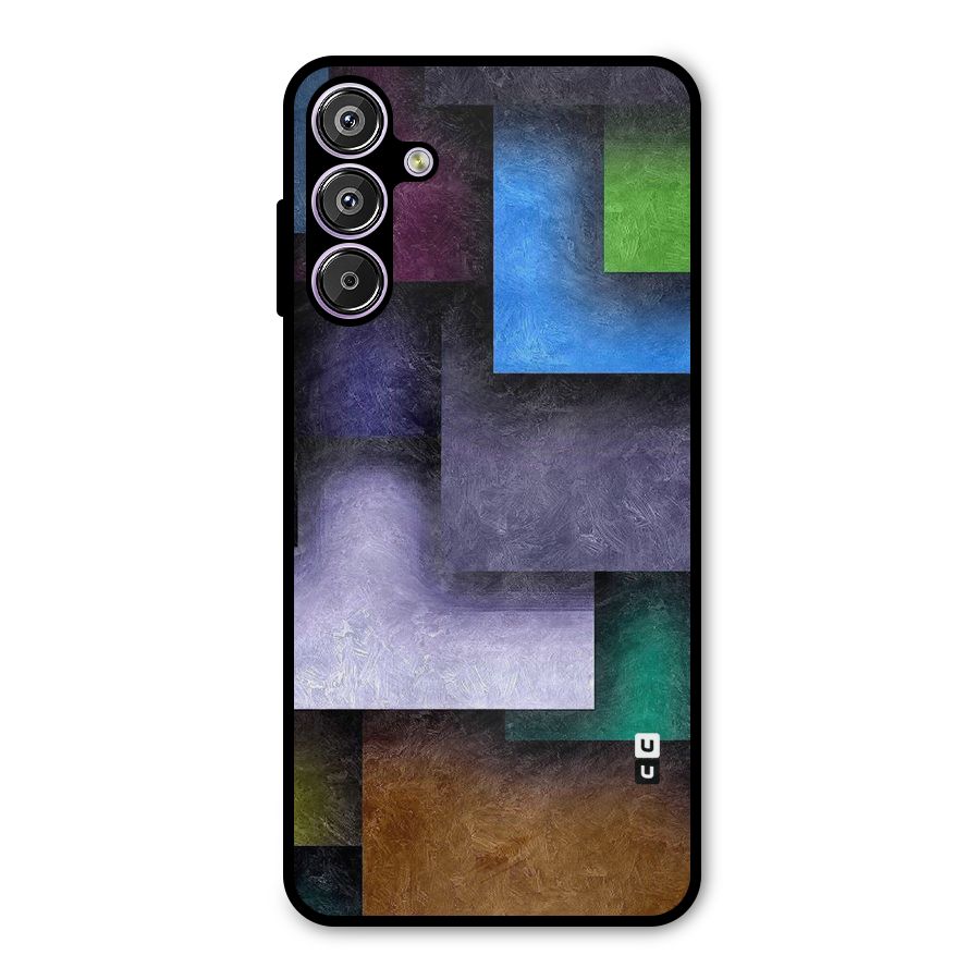 Concrete Squares Metal Back Case for Galaxy M15