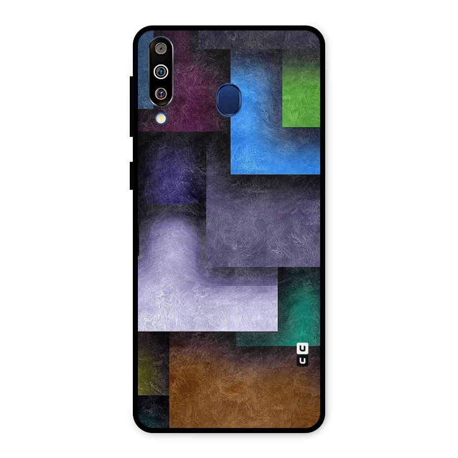 Concrete Squares Metal Back Case for Galaxy M30