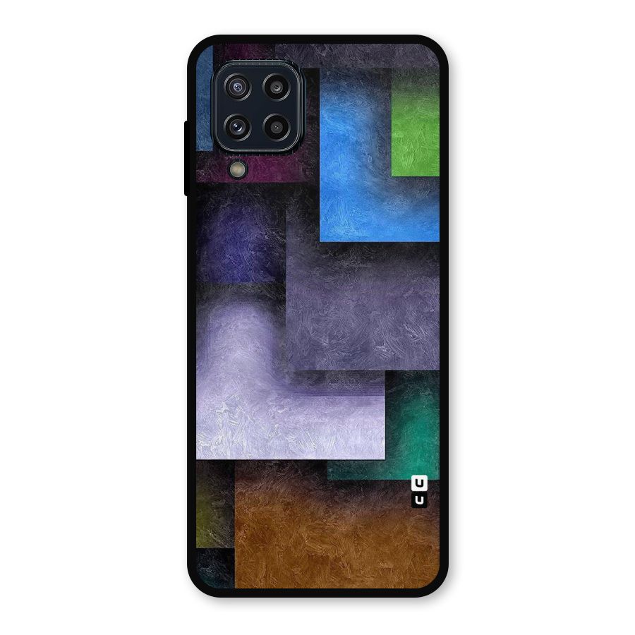 Concrete Squares Metal Back Case for Galaxy M32