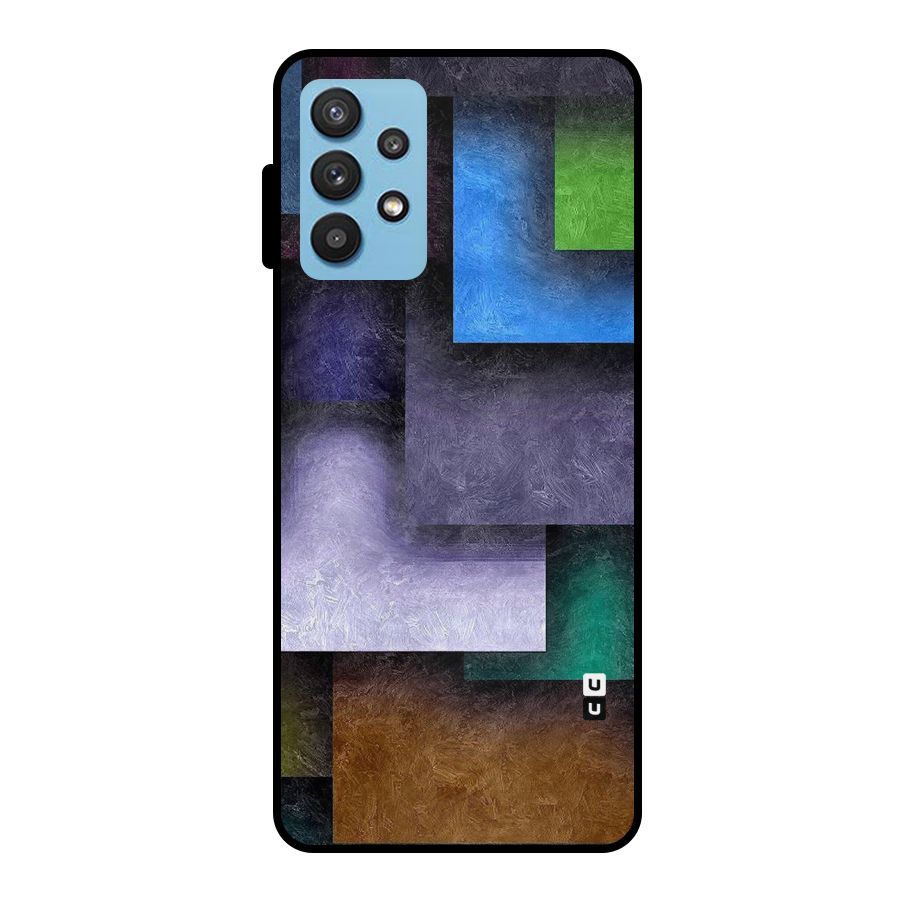 Concrete Squares Metal Back Case for Galaxy M32 5G