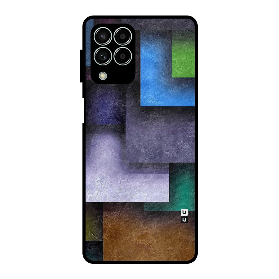 Concrete Squares Metal Back Case for Galaxy M33