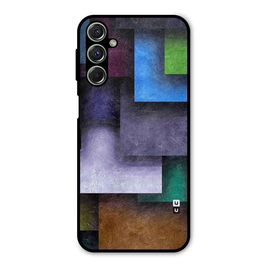 Concrete Squares Metal Back Case for Galaxy M34