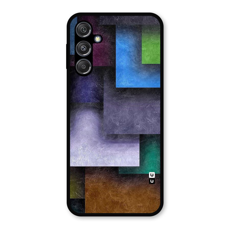 Concrete Squares Metal Back Case for Galaxy M34 5G