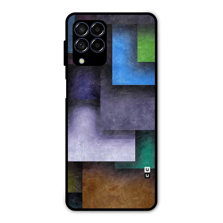 Concrete Squares Metal Back Case for Galaxy M53 5G