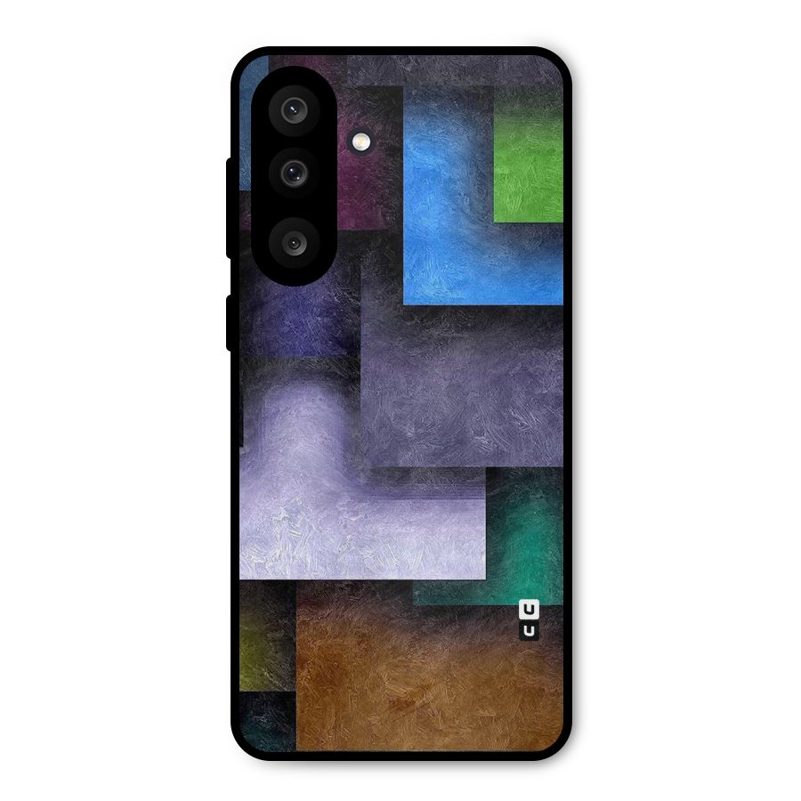 Concrete Squares Metal Back Case for Galaxy M56