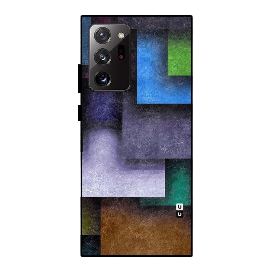 Concrete Squares Metal Back Case for Galaxy Note 20 Ultra
