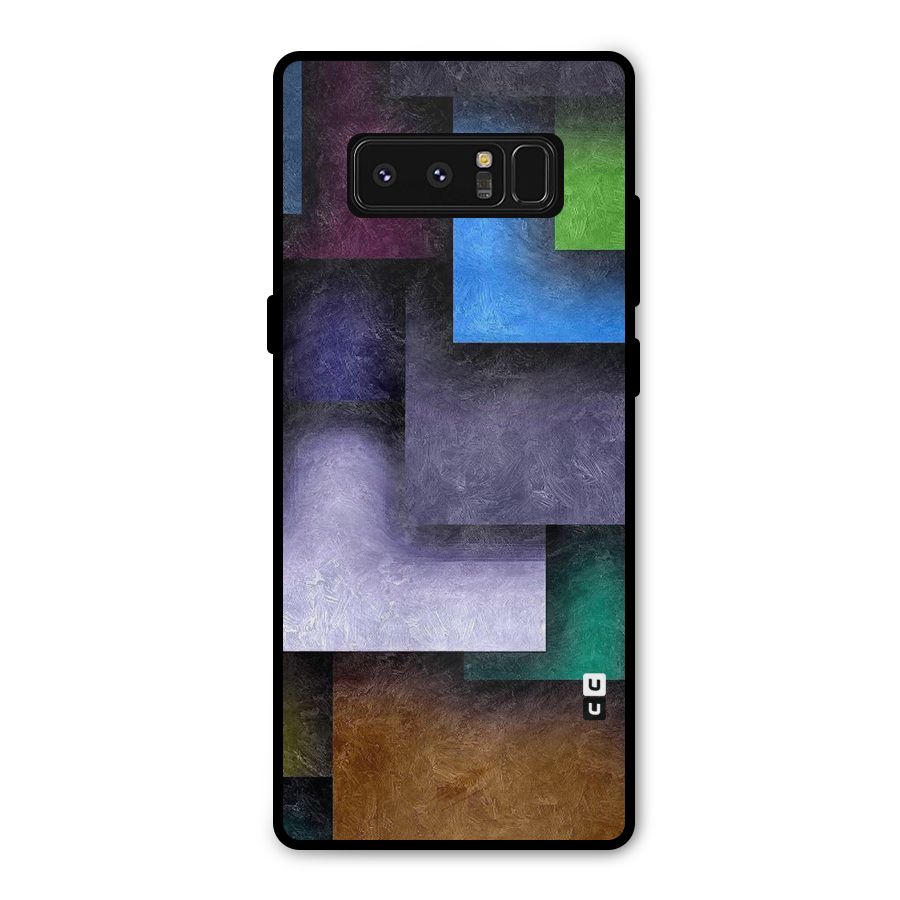 Concrete Squares Metal Back Case for Galaxy Note 8