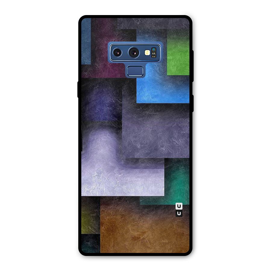 Concrete Squares Metal Back Case for Galaxy Note 9