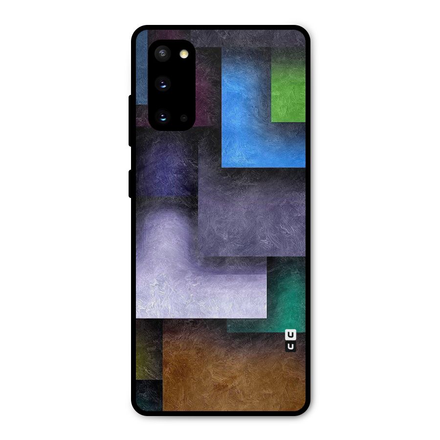 Concrete Squares Metal Back Case for Galaxy S20