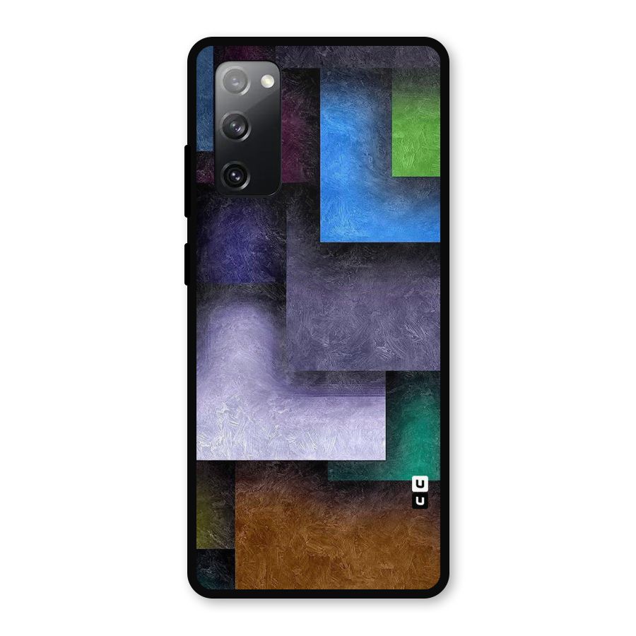 Concrete Squares Metal Back Case for Galaxy S20 FE 5G