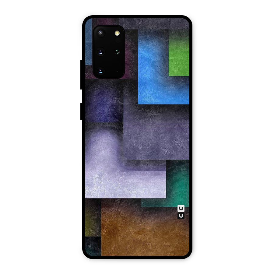 Concrete Squares Metal Back Case for Galaxy S20 Plus