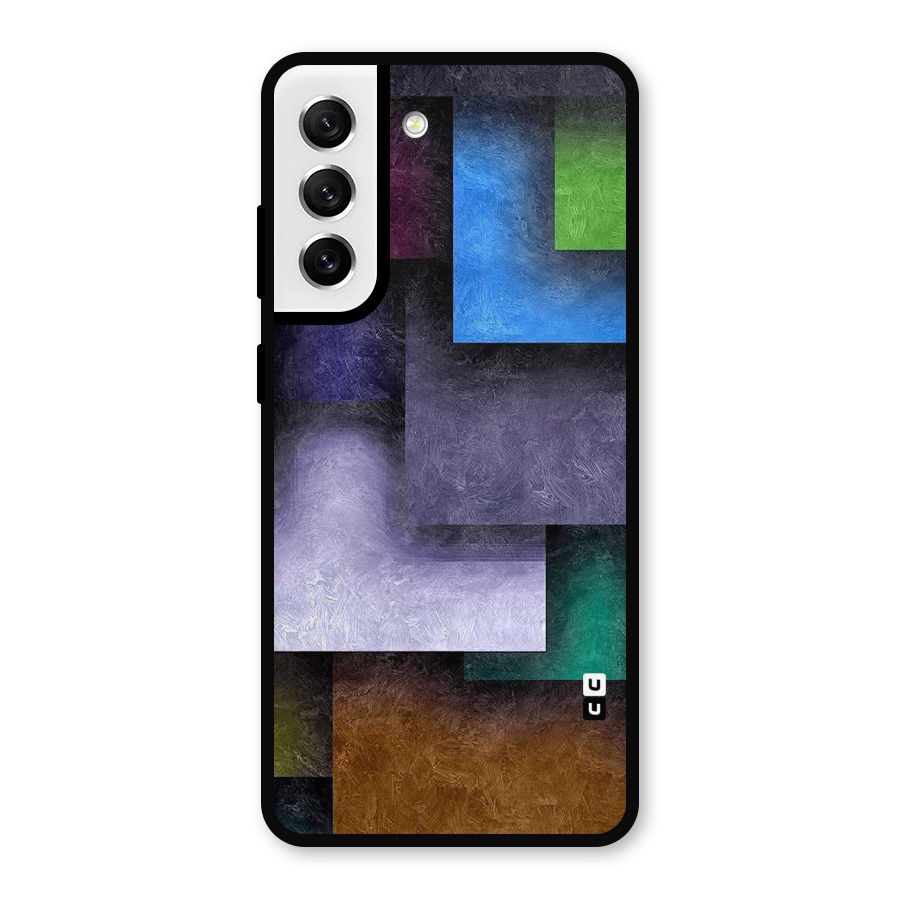 Concrete Squares Metal Back Case for Galaxy S21 FE 5G