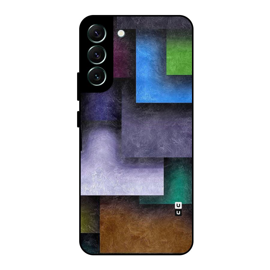 Concrete Squares Metal Back Case for Galaxy S22 Plus 5G