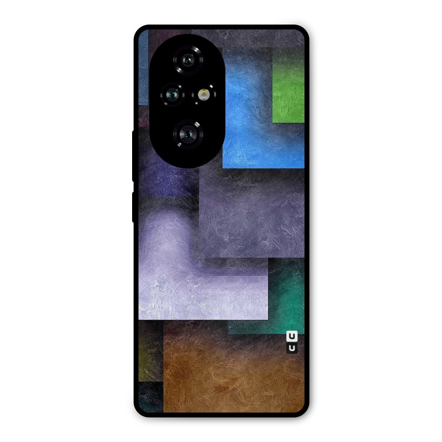 Concrete Squares Metal Back Case for Honor 200 Pro