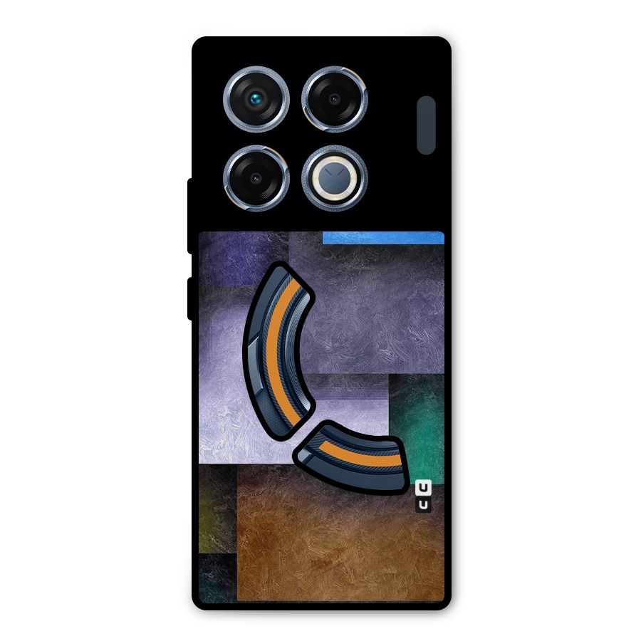 Concrete Squares Metal Back Case for Infinix GT 20 Pro
