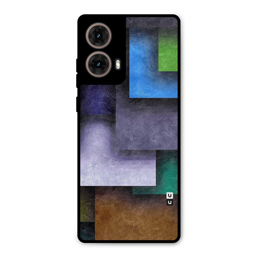 Concrete Squares Metal Back Case for Moto G85