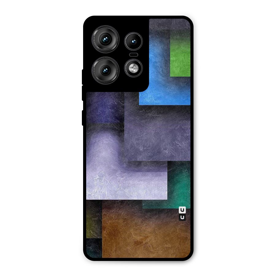 Concrete Squares Metal Back Case for Motorola Edge 50 Pro