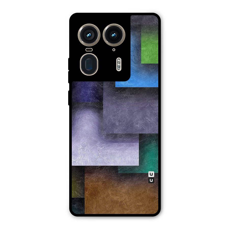 Concrete Squares Metal Back Case for Motorola Edge 50 Ultra