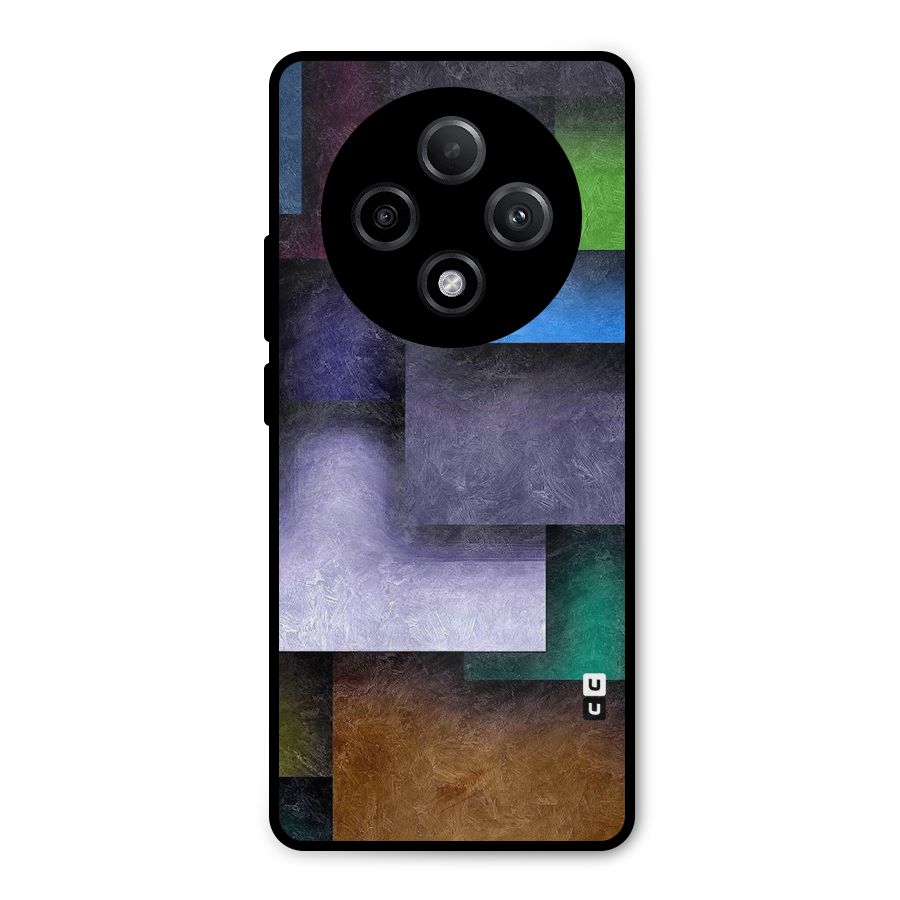 Concrete Squares Metal Back Case for Oppo F27 Pro Plus