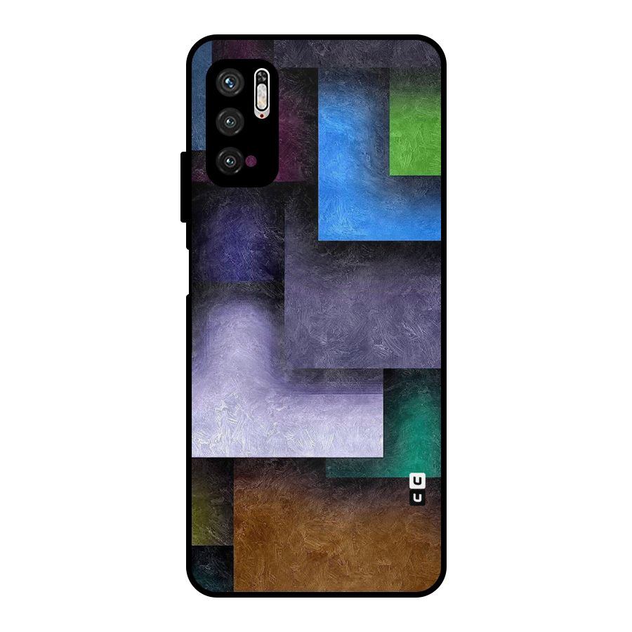 Concrete Squares Metal Back Case for Poco M3 Pro 5G