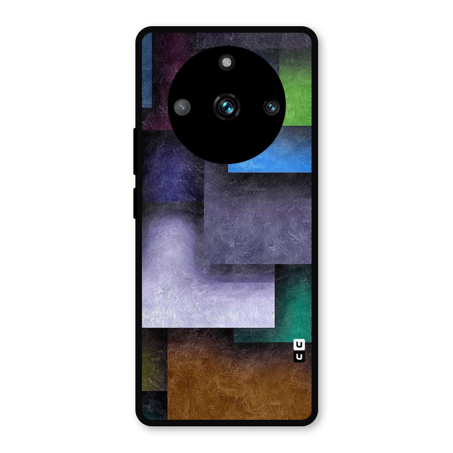 Concrete Squares Metal Back Case for Realme 11 Pro