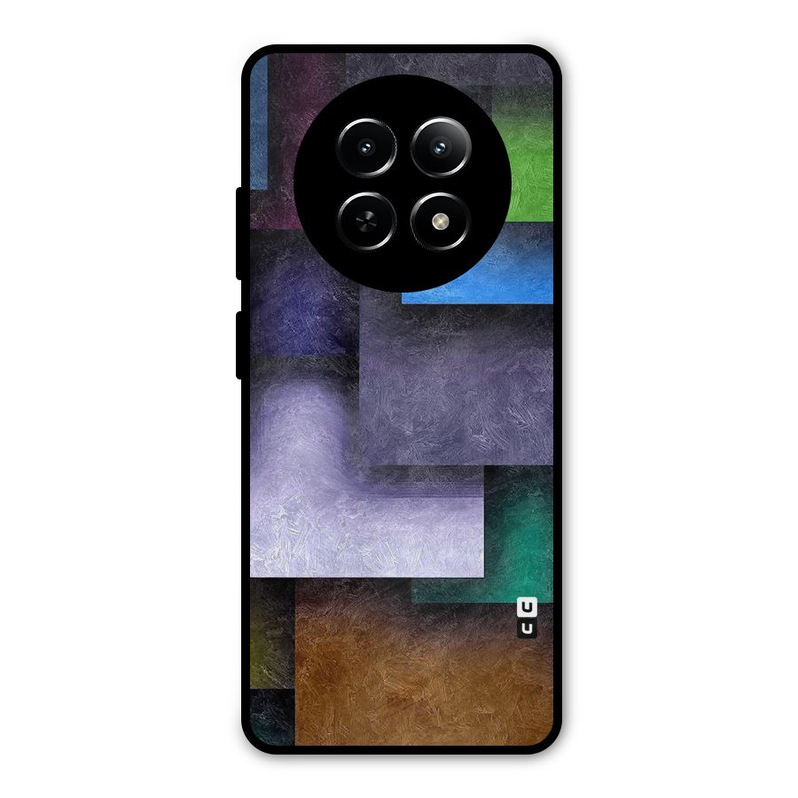 Concrete Squares Metal Back Case for Realme 13