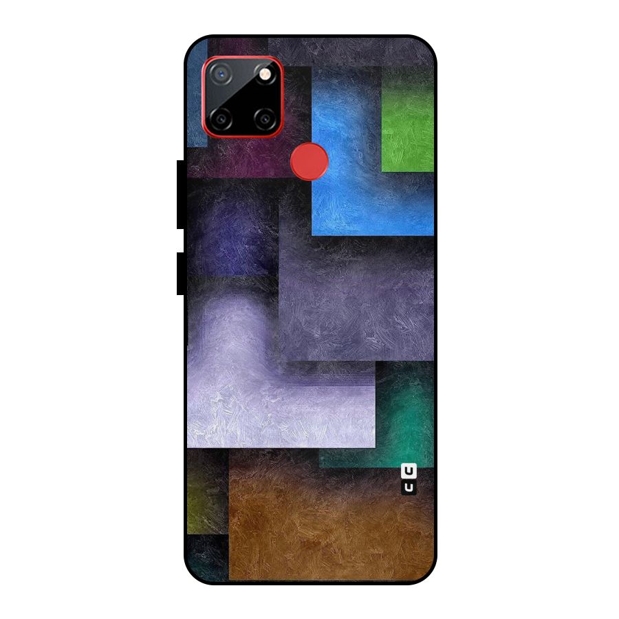 Concrete Squares Metal Back Case for Realme C12