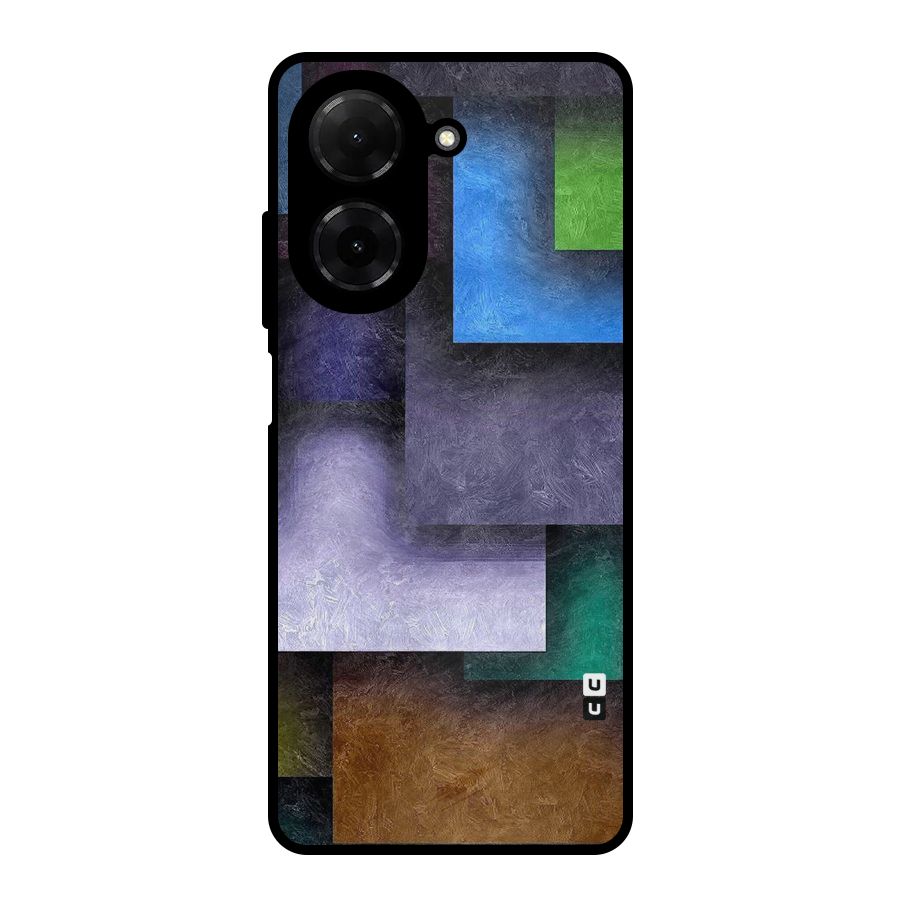 Concrete Squares Metal Back Case for Redmi A5 4G