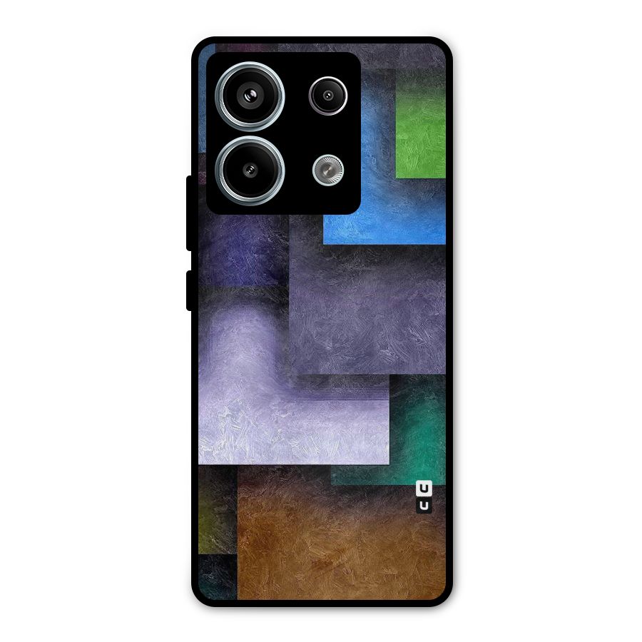 Concrete Squares Metal Back Case for Redmi Note 13 Pro 5G