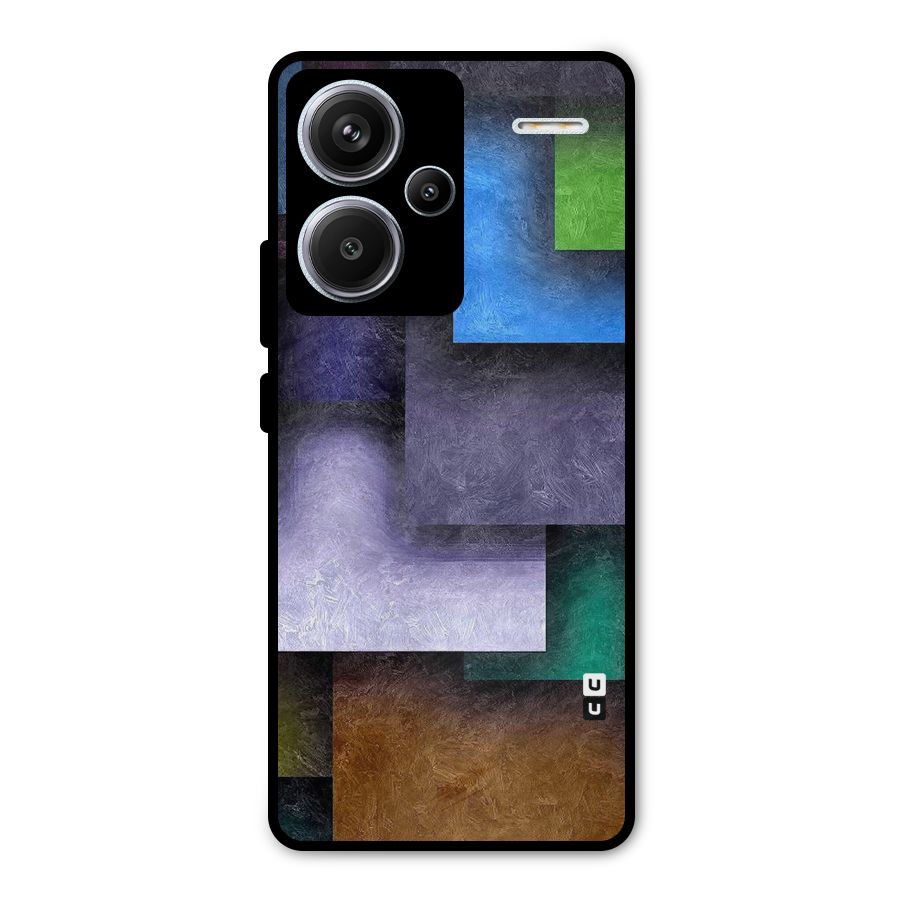 Concrete Squares Metal Back Case for Redmi Note 13 Pro Plus