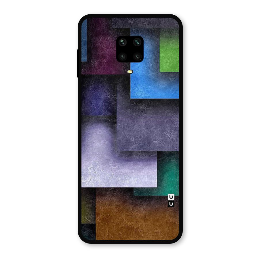 Concrete Squares Metal Back Case for Redmi Note 9 Pro