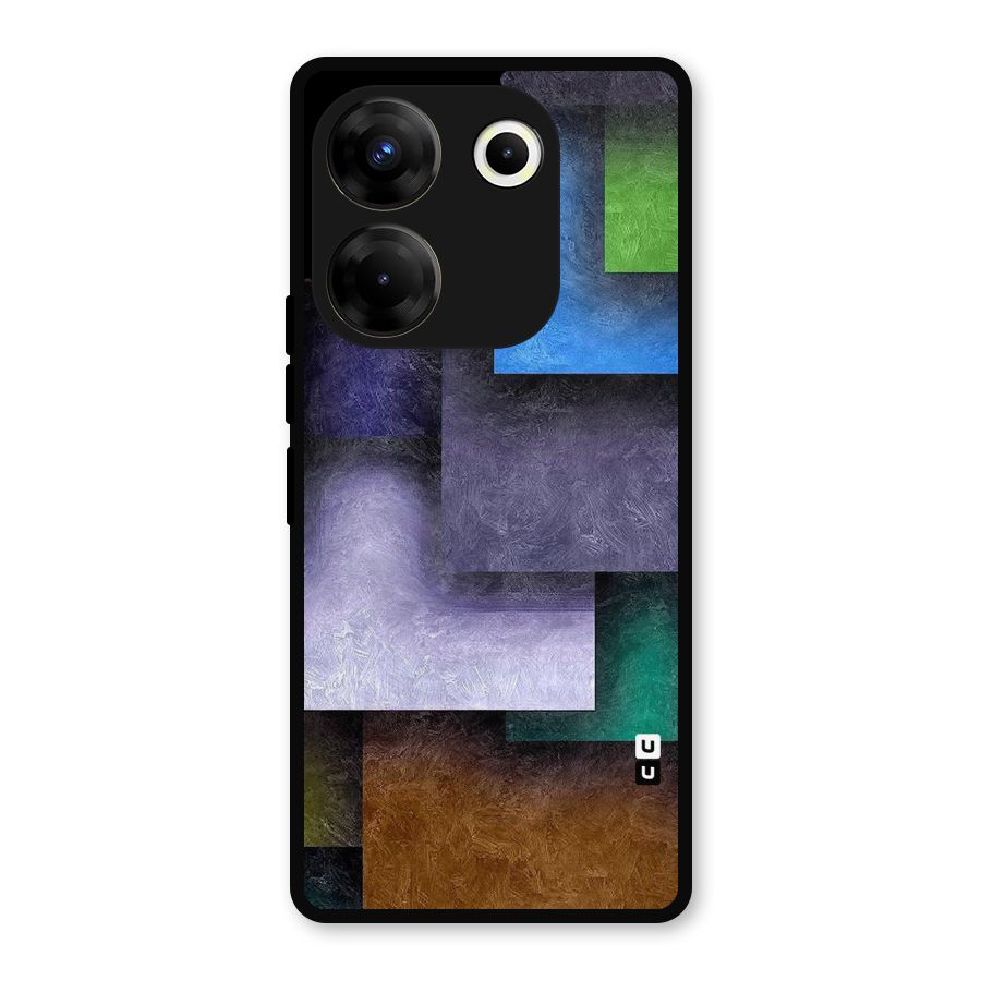 Concrete Squares Metal Back Case for Tecno Camon 20