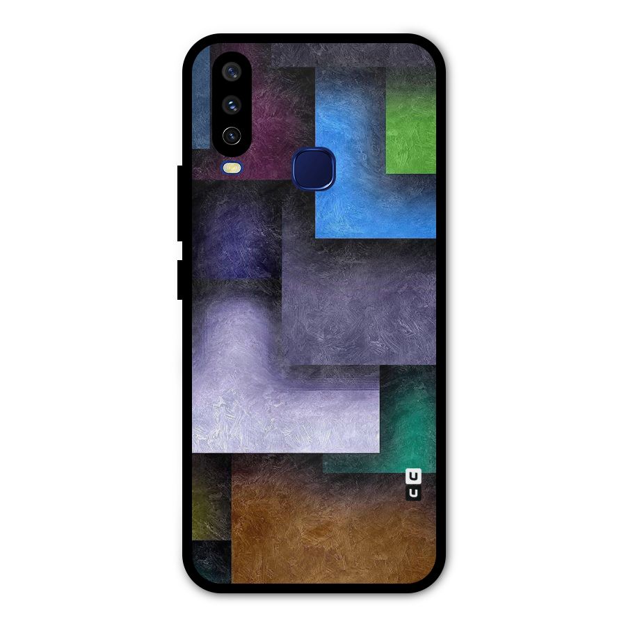 Concrete Squares Metal Back Case for Vivo V17