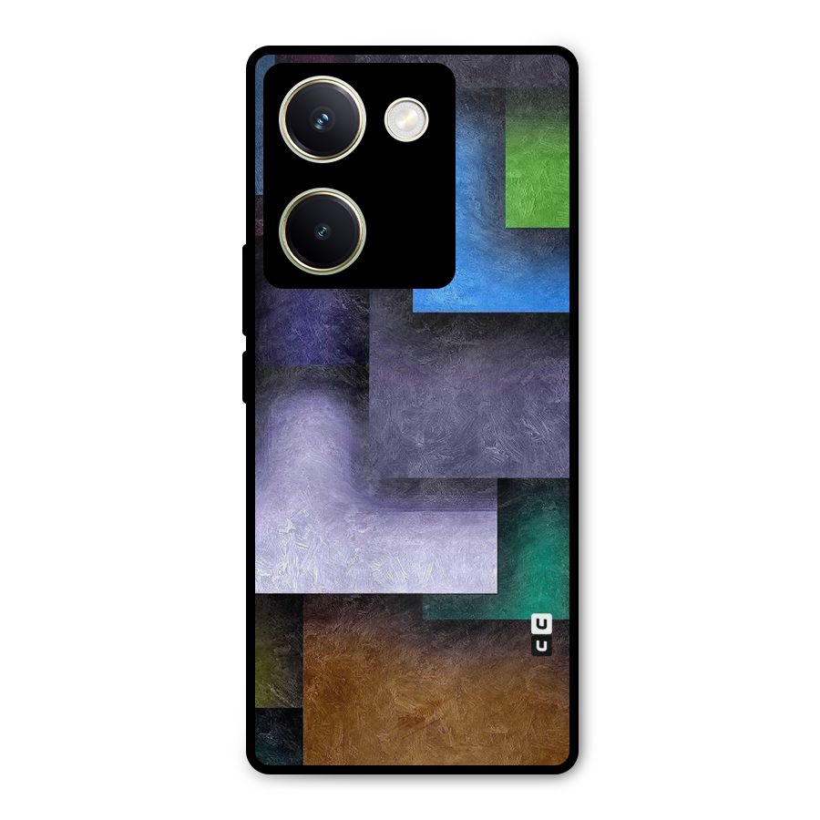 Concrete Squares Metal Back Case for Vivo Y200 Pro