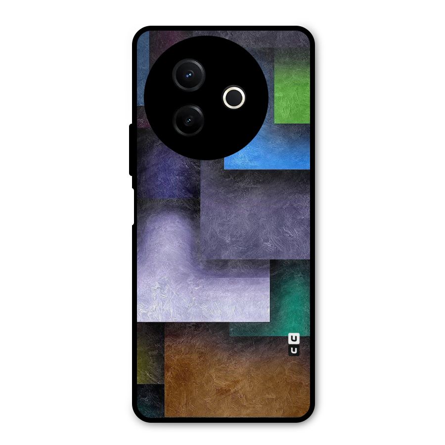 Concrete Squares Metal Back Case for Vivo Y39