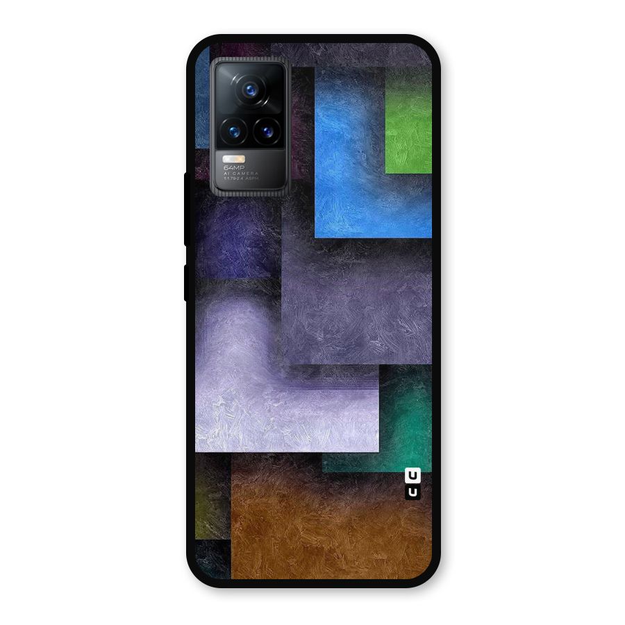 Concrete Squares Metal Back Case for Vivo Y73