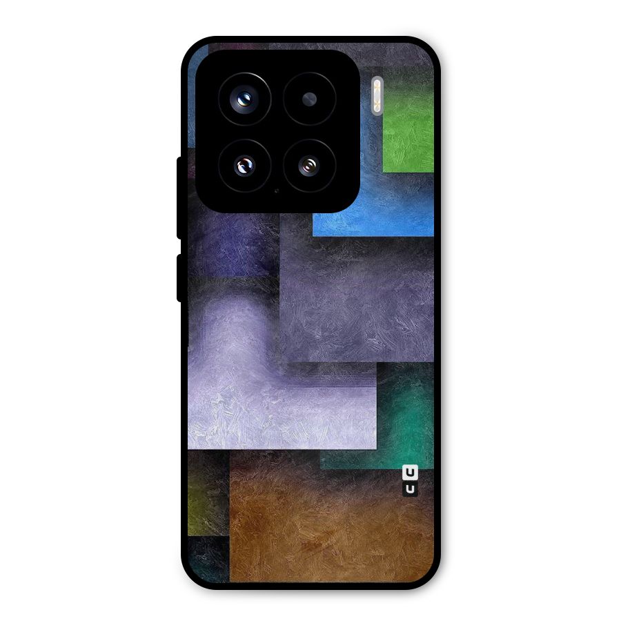 Concrete Squares Metal Back Case for Xiaomi 15