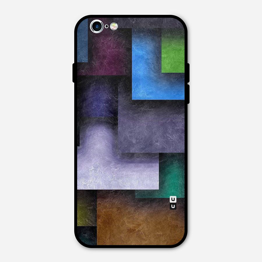 Concrete Squares Metal Back Case for iPhone 6 6s