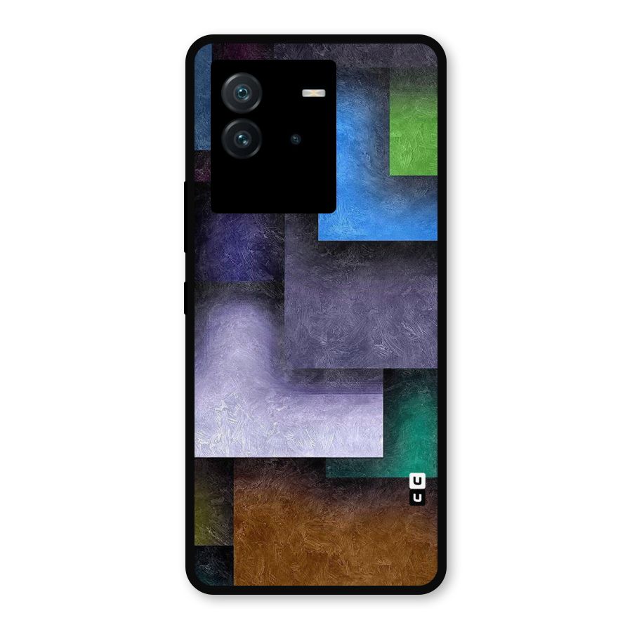 Concrete Squares Metal Back Case for iQOO Neo 6 5G