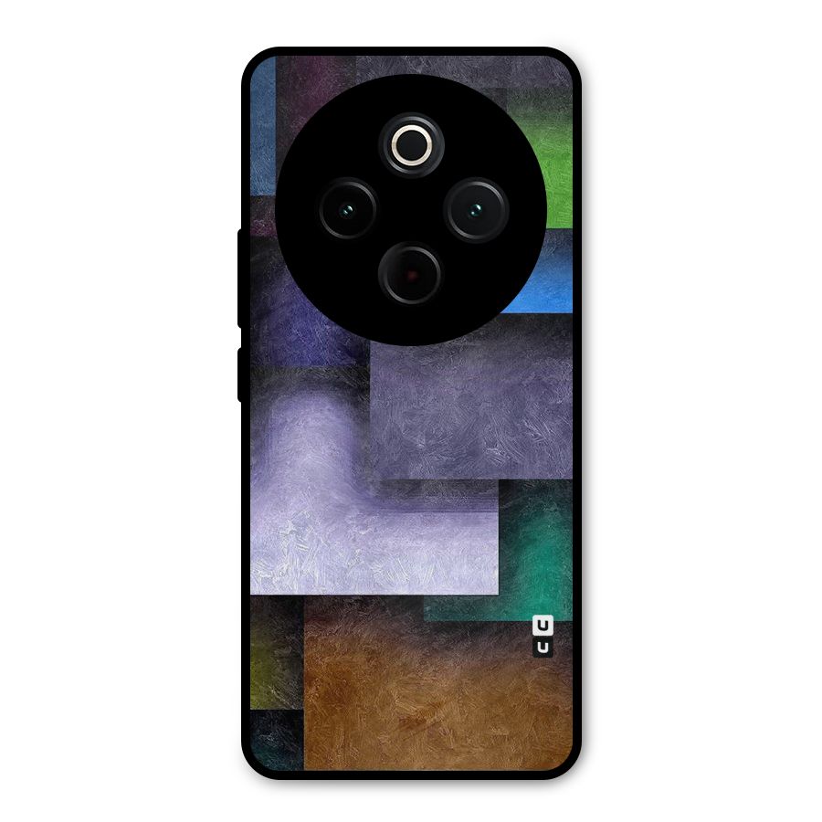 Concrete Squares Metal Back Case for iQOO Z10