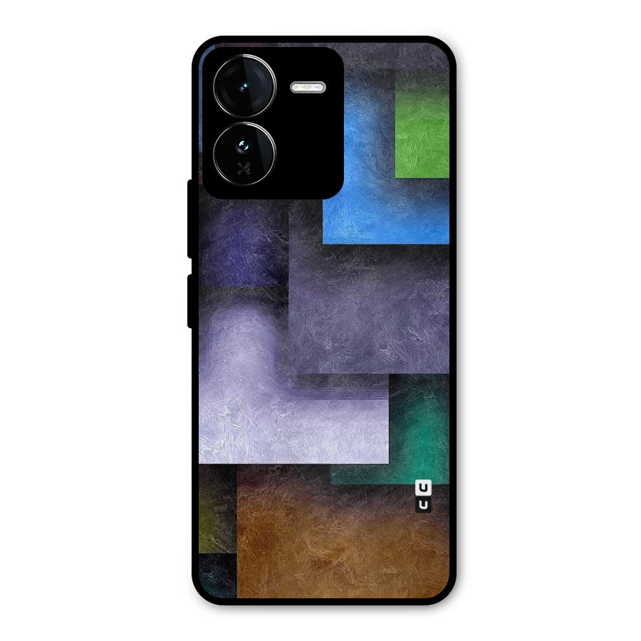 Concrete Squares Metal Back Case for iQOO Z9
