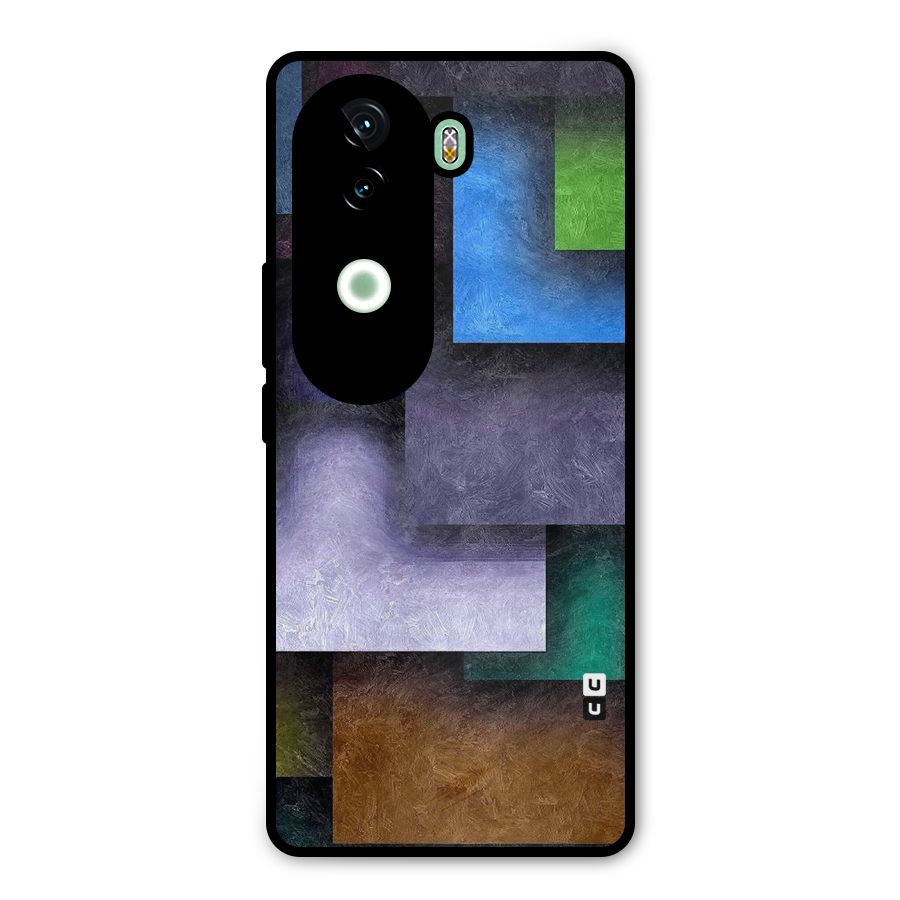 Concrete Squares Metal Back Case for iQOO Z9s