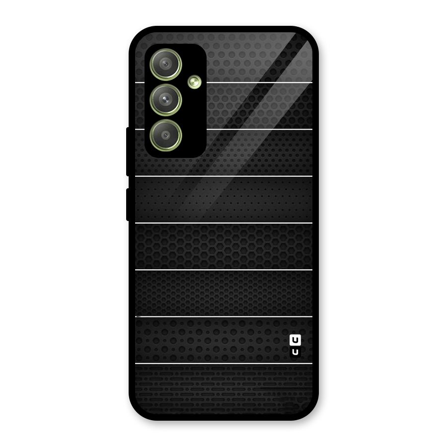 Concrete Stripes Glass Back Case for Galaxy A54