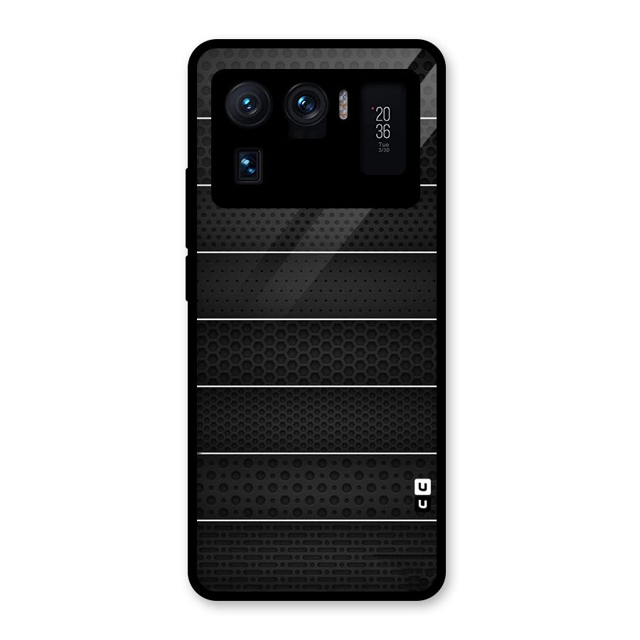 Concrete Stripes Glass Back Case for Mi 11 Ultra