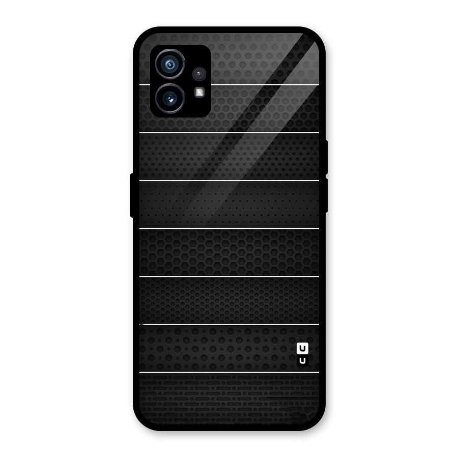 Concrete Stripes Glass Back Case for Nothing Phone 1