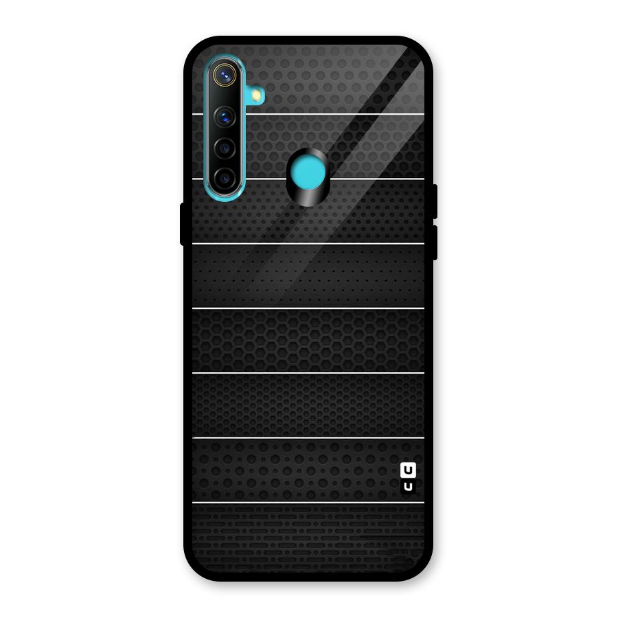 Concrete Stripes Glass Back Case for Realme Narzo 10