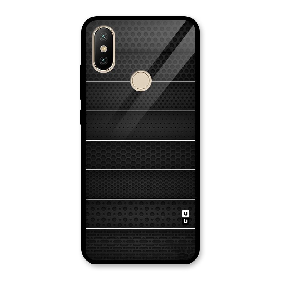 Concrete Stripes Glass Back Case for Redmi A2
