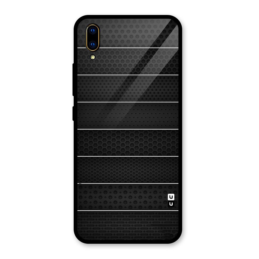 Concrete Stripes Glass Back Case for Vivo V11 Pro