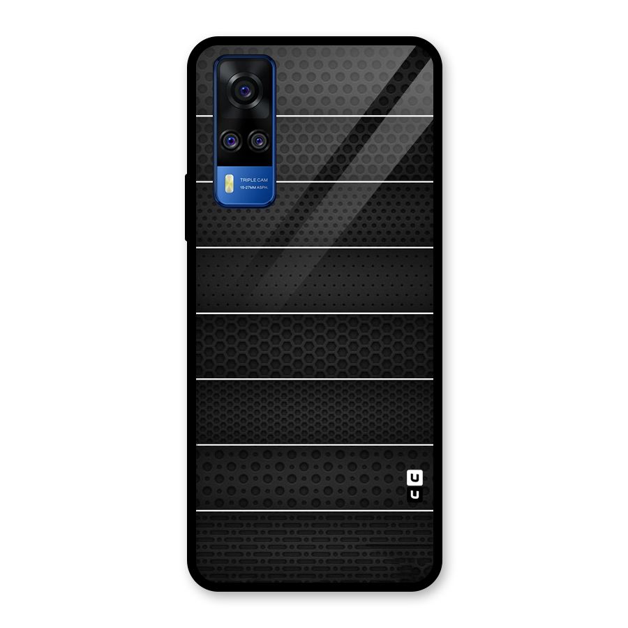 Concrete Stripes Glass Back Case for Vivo Y31